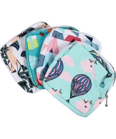 24pcs Portable Tampon Storage Bags - Assorted Colors, Washable, Menstrual Period Organizer for Women, Teen Girls - Zipper Closure, Nursing Function - 13X13X3CM - Buy Online on GoSupps.com