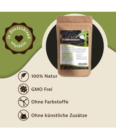 Jeske Sports Supplies Mynatura Falooda Organic basil seed basil seeds smoothie vegan herbs raw food salad dressing bag 2 x 500 g - Buy Online on GoSupps.com