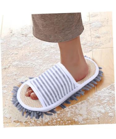 minkissy 2 Pairs Slippers Slipper Mop Slipper Cleaning Womens Socks Non Slip Socks Wooden Floor Cleaner Wood Floor Cleaner Cloth Slipper Indoor Shoes Multipurpose Non-slip Shoes 23x11cm 6x3pcs - Buy Online on GoSupps.com