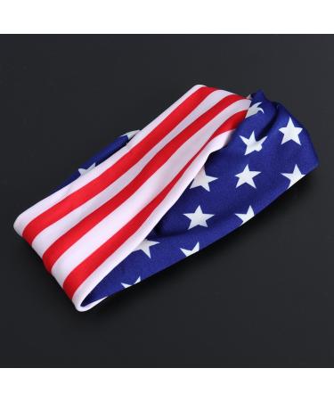 Buy Frcolor America Flag Headbands - USA Patriotic Elastic Hair Accessories for All Occasions - Buy Online on GoSupps.com