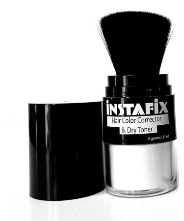 Instafix Temporary Quick Fix Color Corrector and Dry Toner for Unwanted Yellowing Blonde Hair- Platinum Pop - Mellow The Yellow