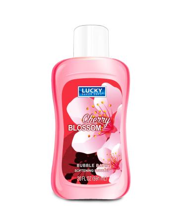 Lucky Super Soft Bubble Bath, Cherry Blossom, 20 Ounce - Buy Online on GoSupps.com