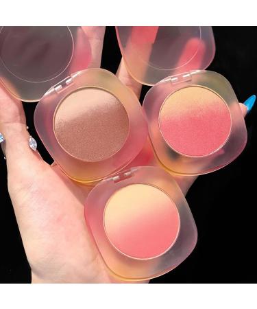 Mineral Blush Matte Powder Shimmering Face Blush Makeup Revolution Contour & Highlight Blush Palette Blusher Reloaded Blush Peaches & Cream (Pink Peach Yogurt m) - Buy Online on GoSupps.com