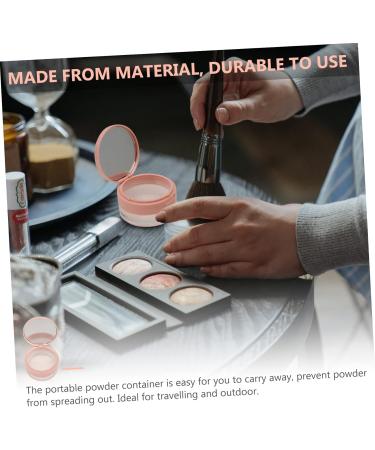 Healeved 2pcs Makeup Case Refillable Loose Powder Case Loose Powder Containers Powder Holder 1 g (Pack of 1) Pinkx2pcs - Buy Online on GoSupps.com