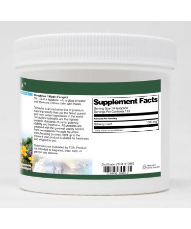 Bilberry Leaf Powder (4 oz ZIN: 510962) - 3 Pack - Buy Online on GoSupps.com