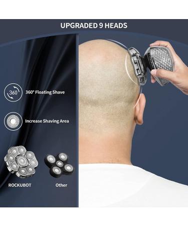 Premium 6 in 1 Men s 9D Head Shaver - Cordless Electric Razor & Bald Grooming Kit for Wet & Dry Use - Buy Online on GoSupps.com