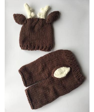 Pinbo Baby Deer Hat and Pants Set - Newborn Photography Prop - Buy Online on GoSupps.com