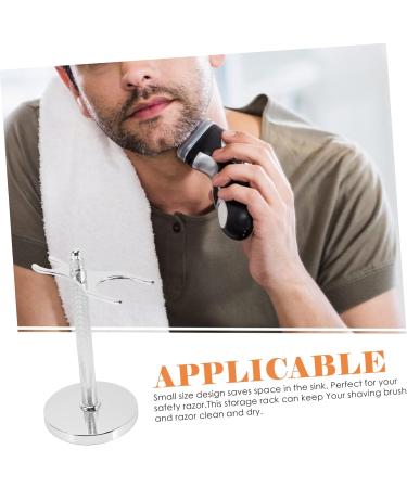 PopetPop 3-Stage Shaver Holder Hooks - Aluminum Alloy Razor Stand for Men | Travel Shaving Set Gift - Buy Online on GoSupps.com