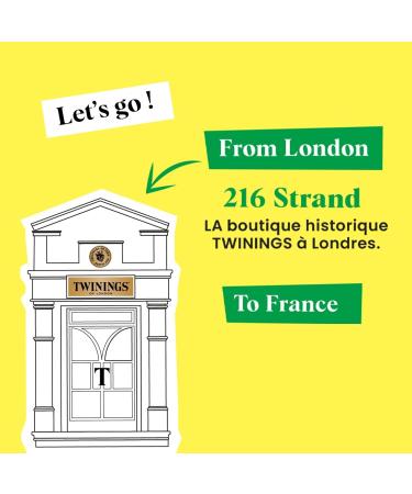 Twinings - Th Vert Saveur Citron - 25 Sachets - Frais et Acidul - D guster Chaud ou Froid Citron Citron - Buy Online on GoSupps.com