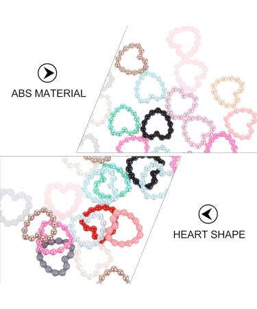 1 Nail Art Accessories 3 Nail Rhinestones Heart Nail Art Decals Nail Art Rhinestones Heart Shape Nail Decal Pearl Nail Art Flatback Pearl Trim Nail Art Pearls Charm Abs Stud Style 2 - Buy Online on GoSupps.com