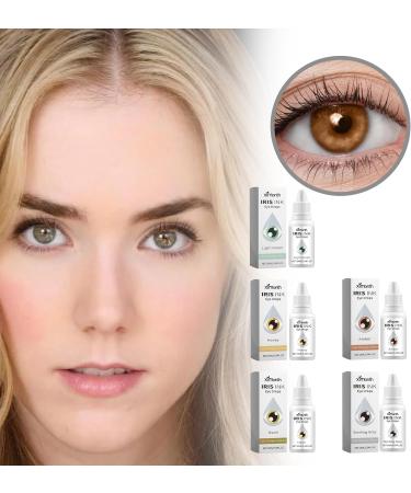 Irisink Eye Drops Irisink Color Changing Eye Drops Irisink Pro Eye Drops Change Eye Color Lighten and Brighten Your Eye Color (3Pcs A-Honey) 3Pcs A-honey - Buy Online on GoSupps.com