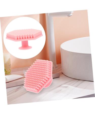 Angoily Silicone Face Brush Facial Brush Silicone Face Exfoliator Facial Cleansing Brush Silicone Skin Care Tools Silicone Face Scrubber Shower Scrubber for Body Silica Gel Scalp Cleanser - Buy Online on GoSupps.com