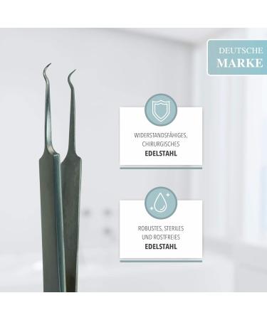 ZADAWERK Blackhead Remover Tool - Silver Comedone Lifter & Pimple Removal Tweezers for Clear Skin - Fight Skin Impurities - Buy Online on GoSupps.com