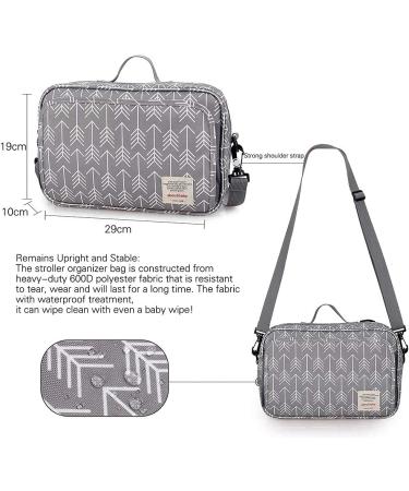 KADUNDI Baby Stroller Storage Bag - Arrow Design | Waterproof Diaper Bag for Infant Carriages | Portable Nappy Bag for Outings - Buy Online on GoSupps.com