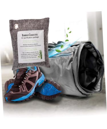 ULTECHNOVO Bamboo Charcoal Bags - 2 Pcs Air Deodorizer Gray | Eco-Friendly Odor Eliminator for Home & Travel - Buy Online on GoSupps.com