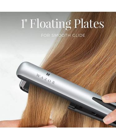 Professional 1 Inch Ionic Ceramic Hair Straightener - LED Digital Display & Temperature Control (284 to 446 ) - Auto Shut Off | International Shipping - Buy Online on GoSupps.com