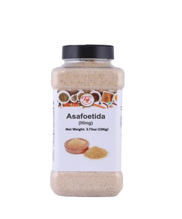 TAJ Hing Asafetida Asafoetida Garlic Substitute  GMO-Free  No Salt  (3.75oz) 3.75 Ounce (Pack of 1)
