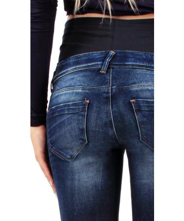 Milano Maternity Jeans - Ultra Stretch Buttery Soft Denim, High Waisted Over The Bump Band, Comfortable Slim Fit for Pregnant Women - Buy Online on GoSupps.com