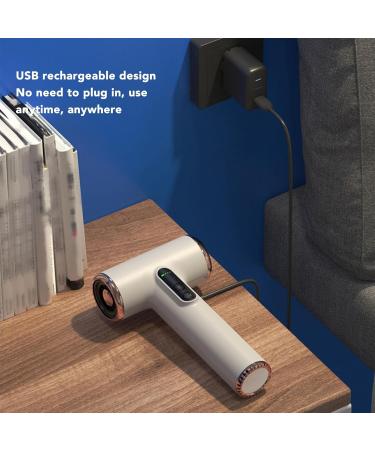 Hair Dryer USB Rechargeable Hair Dryer Hair Blow Dryer with LED Display 3 Speeds and 3 Temp Fast Drying Portable Hairdryer for Home Travel - Buy Online on GoSupps.com