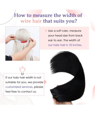 Vivien Black Wire Extensions | Real Hair 12 inch/30cm 80g | Best Real Hair Wire Extensions for Effortless Volume - Buy Online on GoSupps.com