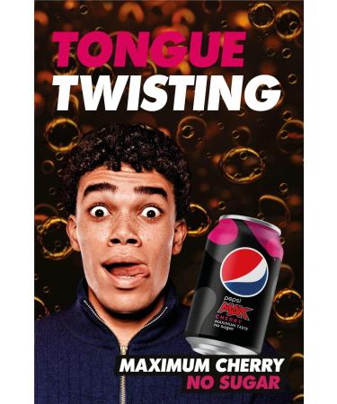 Pepsi Max Cherry 2L - Refreshing Zero-Calorie Soda Drink - Buy Online on GoSupps.com