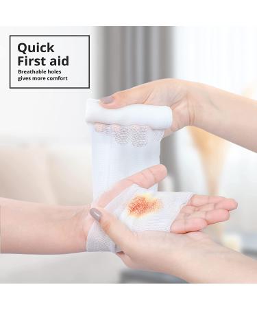 Sanitized Care Gauze Rolls - Pack of 24, 4x4.1 Yards, Premium Quality Conforming Bandages - Buy Online on GoSupps.com