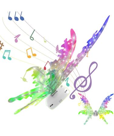 Kids Lighted Wings - Adjustable Butterfly Colorful Wings with Music - Theme Eye-Catching Dressing for Parade Theatrical Performance Dress Up Masquerade Dtt English Color Box Battery Version  - Buy Online on GoSupps.com