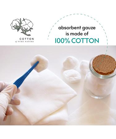 Medrull Large Medical Gauze | Premium Elastic Bandage & Dressing | Absorbent Cotton | 100% Cotton Non-Sterile | 90cm x 5m - Buy Online on GoSupps.com