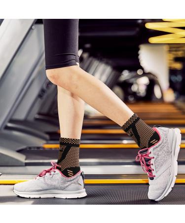 Ankle Support Sports Bandage - Football Ankle Brace & Compression Socks | XL Skin Color - Buy Online on GoSupps.com