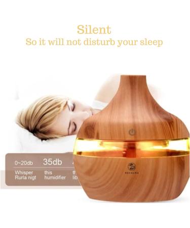 RECALMA 300ML Aroma Diffuser | Ultrasonic Humidifier & Oil Evaporator | 7-Color LED | BPA-Free for Home Office & Spa - Buy Online on GoSupps.com