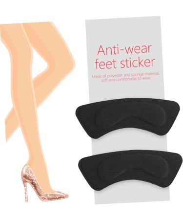 FRCOLOR 8 Pairs High Heel Stickers & Grips - Breathable Black Shoe Pads for Pumps | International Shipping - Buy Online on GoSupps.com