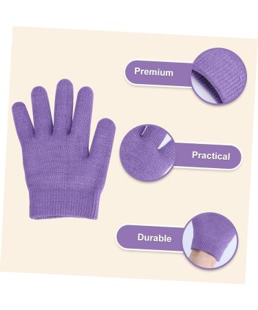 Moufles Hydratants en Gel aux Huiles Essentielles Taille Unique Soin des Mains Adultes pour Spa Hydratant Nutrition Intense Mains S ches Rugueuses Couleur Violet - Buy Online on GoSupps.com