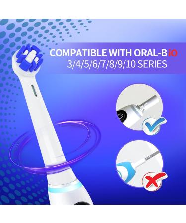 Replacement Toothbrush Heads for Oral-B iO - Medium Bristles 6 Pack | Compatible with iO Series 3-10 - Buy Online on GoSupps.com