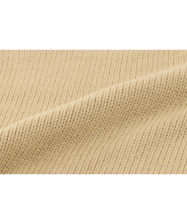 KISLOVE Knitted Jumper - Unisex Toddler Baby Sweater | Beige Ribbed Knit Pullover for Autumn/Winter - Buy Online on GoSupps.com