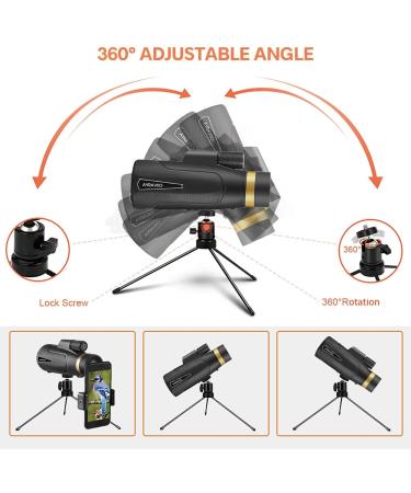 AYRAVIIO 1260 Monocular Telescope with Smartphone Holder & Upgraded Tripod  High Powered SMC & BAK4 Scope for Adults  Birthday Gifts for Men Dad Him Husband Boyfriend  Gadgets for Birdwatching - Buy Online on GoSupps.com