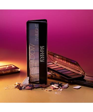 Eveline Cosmetics Professional Eyeshadow Palette - 8 Shades in Twilight | Buy Internationally - Buy Online on GoSupps.com