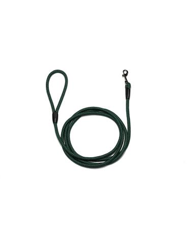 Leash - rope leash with hand loop Basic 10mm 27 colours 7 lengths (2.50 m fir green) 2.50 m fir green