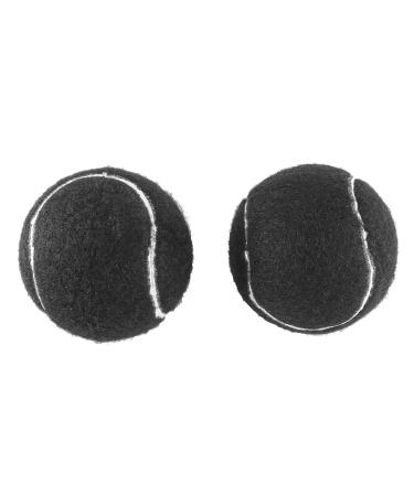 Xeodaun 2 PCS Precut Walker Tennis Ball for Furniture Legs and Floor Protection Heavy Duty Long Lasting Felt Pad Covering Grey Black