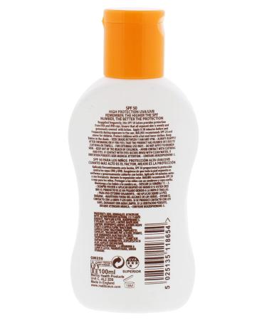 Buy Malibu Kids Lotion with SPF 50 - Protect Your Child s Skin | 100 ml International Shipping - Buy Online on GoSupps.com