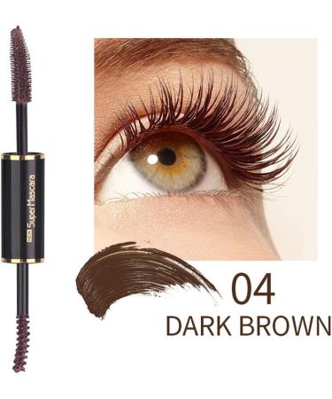 Mascara Multicolor Waterproof Mascara Long Lasting Sweatproof Volume Mascara Eye Makeup (Brown) - Buy Online on GoSupps.com
