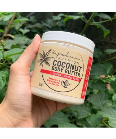 Coconut Body Butter for Dry Skin | All-Natural Body Cream with Coconut Ucuuba & Cupua u Butter for Women - Buy Online on GoSupps.com