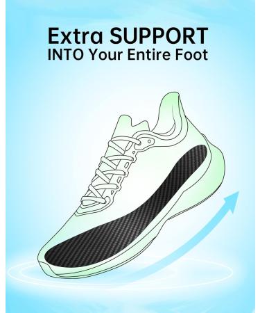 Buy Carbon Fiber Insoles 250mm Men's Size 7 & Women's Size 8 | Orthotic Inserts for Sports & Comfort | Ideal for Hallux Rigidus & Morton's Toe - Buy Online on GoSupps.com