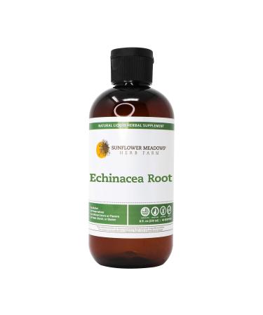 Echinacea Root Liquid Herbal Supplement - 8oz- Alcohol-Free Non-GMO Made with Organic Ingredients