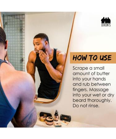 Dixon's 1737 Beard Butter - Natural Moisturizing Balm for Beard Care Patches Filling & Dry Beard Solution - Paraben & Sulfate-Free (2oz - Buy Online on GoSupps.com