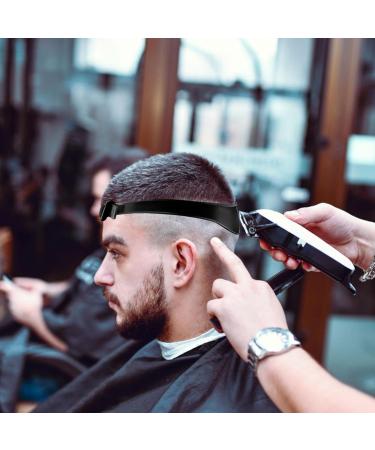 Haircut Guide Band - Hairs Trimming Guide Band | Neckline Shaving Template | Haircut Curved Silicone Bands | Sellf Hair Cutting Tools for Creating | Skin Fade Guidelines and for Diiy Haircuts Black - Buy Online on GoSupps.com
