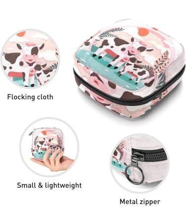 Buy Women's Bonds Storage Pockets Stillpad Keeper - Cow Pattern Portable Period Kit Bag | Feminine Product Bag for Girls - Buy Online on GoSupps.com