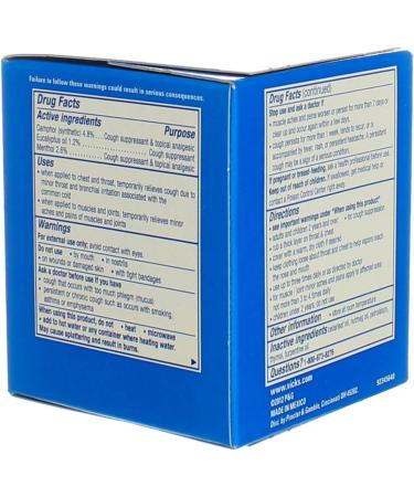 Vicks VapoRub Ointment 6 oz - Fast Relief for Cough and Congestion - Buy Online on GoSupps.com