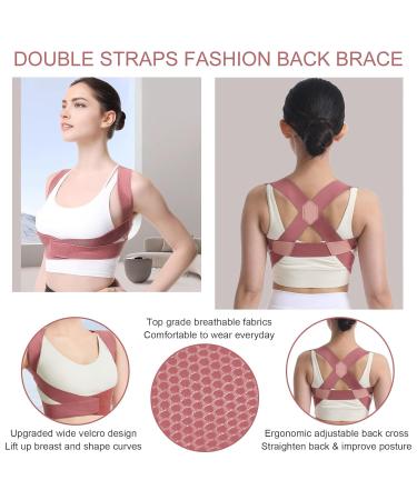 Posture Corrector Women Back Support Breathable Back Brace For Posture Corrector Adjustable Back Posture Corrector For Body Correction Back Shoulder And Spine Pain Relief (M) - Buy Online on GoSupps.com