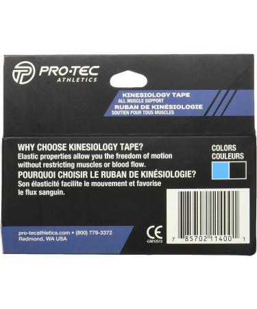 Pro-Tec Kinesiology Tape Blue/Black - One Size | Pro-Tec Athletics - Buy Online on GoSupps.com