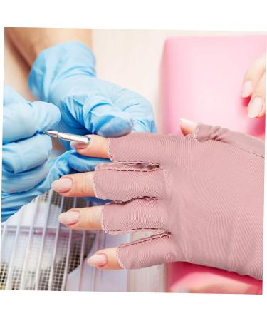 POPETPOP 2 Pairs Uv Gloves Nail Art Gel Nails Gel Gloves for Gel Manicure Nail Gloves Uv Sun Protection Gloves Nail Art Accessory Nail Art Accessories Anti Gloves Anti- up Cotton - Buy Online on GoSupps.com